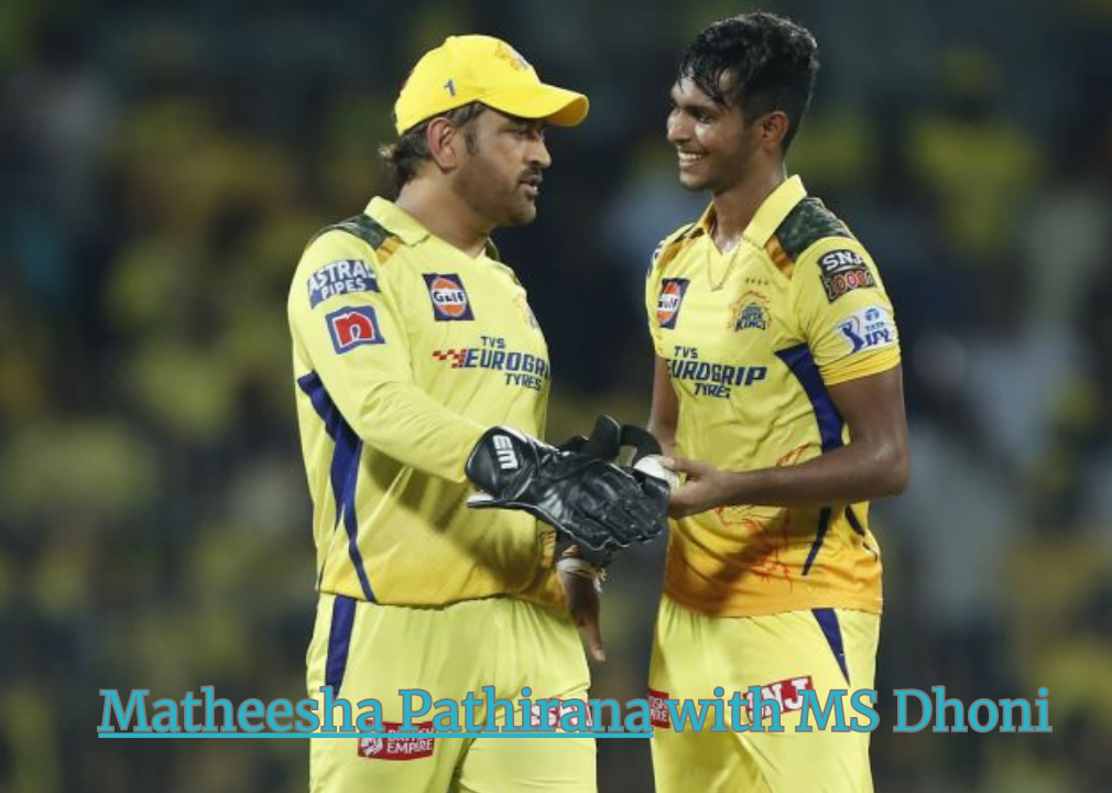Matheesha Pathirana & Dhoni
